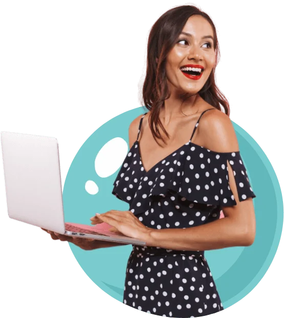 a woman holding a book